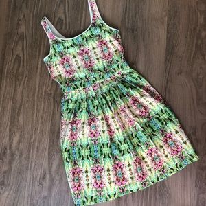 Pim + Larkin Jardiniere Dress (watercolor) XS